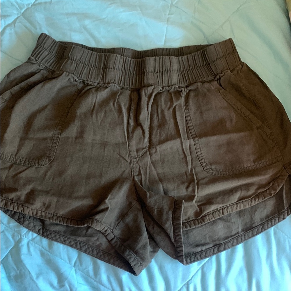 Casual Brown Women's Shorts